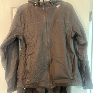 HUK rain suit fishing performance grey 2 piece